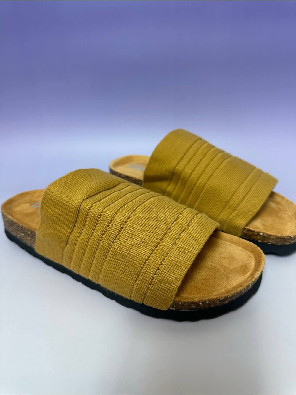 Cape Robbin Beige Slide Sandals Women’s Slip-On Flat Casual Summer Shoes